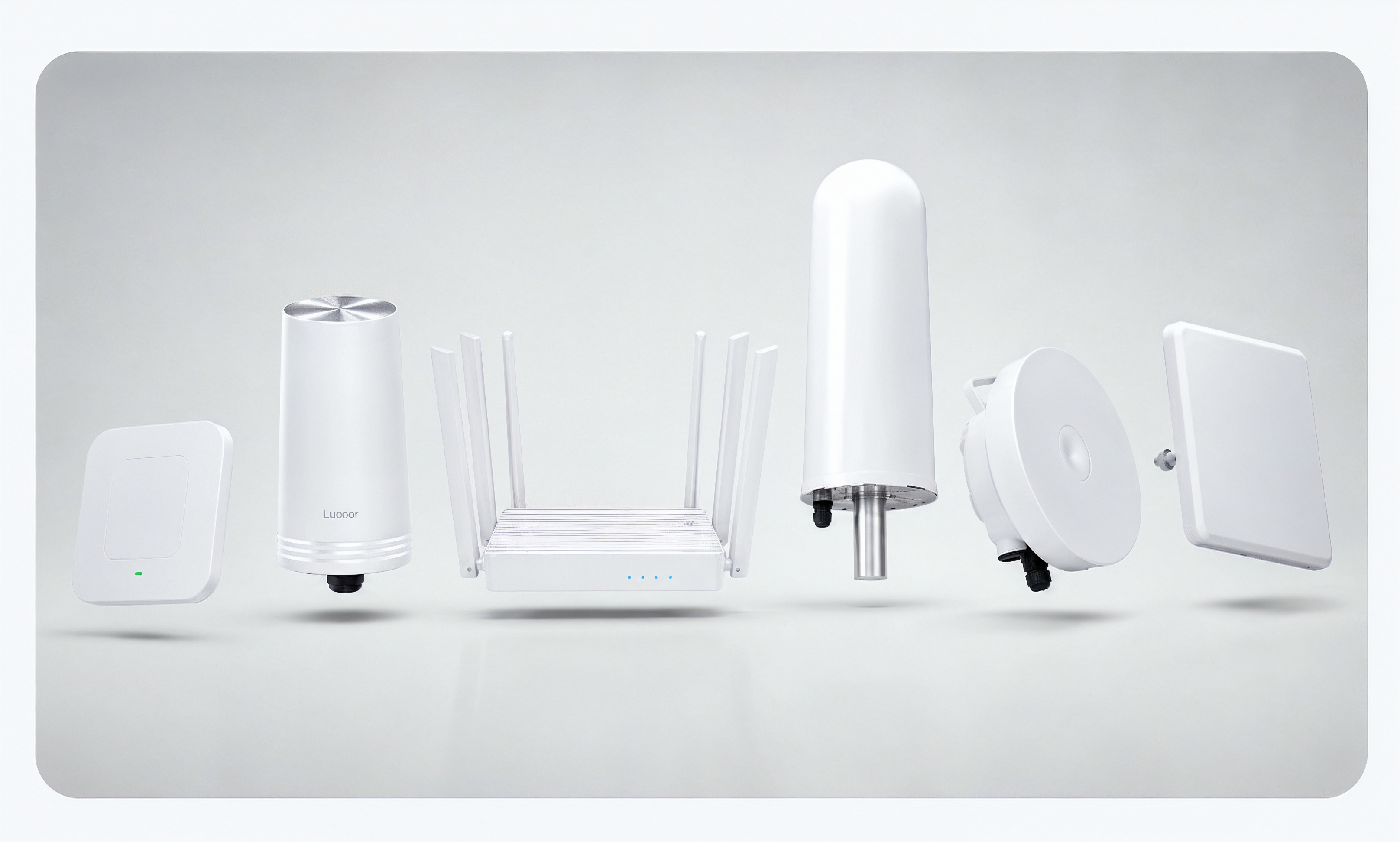 Équipements Luceor — WiFi, 5G, antennes